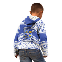 Personalised Samoa St Josephs College Kid Hoodie Marist Brothers Samoan Pattern LT14 - Polynesian Pride