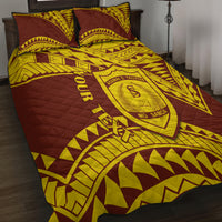 Personalised Samoa College Quilt Bed Set Samoan Pattern LT14 - Polynesian Pride