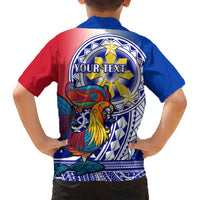 Personalised Philippines Kid Hawaiian Shirt Filipino Sarimanok With Polynesian Tattoo LT14 - Polynesian Pride