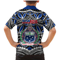 Samoa 685 Family Matching Mermaid Dress and Hawaiian Shirt Samoan Coat Of Arms Simple Style LT14 - Polynesian Pride