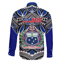 Samoa 685 Family Matching Mermaid Dress and Hawaiian Shirt Samoan Coat Of Arms Simple Style LT14 - Polynesian Pride