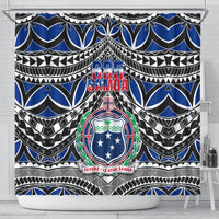Samoa 685 Shower Curtain Samoan Coat Of Arms Simple Style LT14 - Polynesian Pride