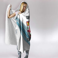 Custom Fiji Tapa Rugby 2025 Hooded Blanket Go Champions Fijiana