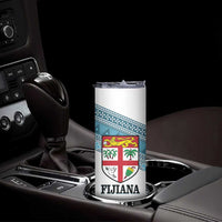 Custom Fiji Tapa Rugby 2025 Skinny Tumbler Go Champions Fijiana