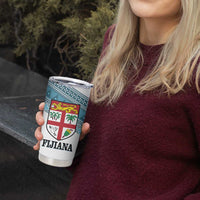 Custom Fiji Tapa Rugby 2025 Tumbler Cup Go Champions Fijiana