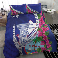 Biba Guam Liberation Day Bedding Set Tano y Chamoru Latte Stone Blue