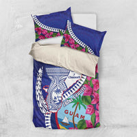 Biba Guam Liberation Day Bedding Set Tano y Chamoru Latte Stone Blue