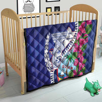 Biba Guam Liberation Day Quilt Tano y Chamoru Latte Stone Blue