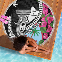 Biba Guam Liberation Day Beach Blanket Tano y Chamoru Latte Stone Black