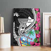 Biba Guam Liberation Day Canvas Wall Art Tano y Chamoru Latte Stone Black