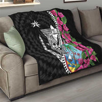 Biba Guam Liberation Day Quilt Tano y Chamoru Latte Stone Black