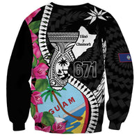 Biba Guam Liberation Day Sweatshirt Tano y Chamoru Latte Stone Black