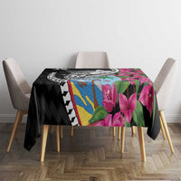 Biba Guam Liberation Day Tablecloth Tano y Chamoru Latte Stone Black