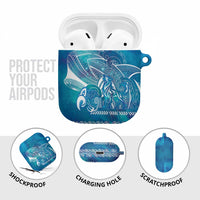 Kuri Dog Waka New Zealand Matariki AirPods Case Ocean Sharks Maori Tattoo
