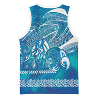 Kuri Dog Waka New Zealand Matariki Basketball Jersey Ocean Sharks Maori Tattoo