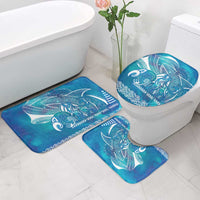 Kuri Dog Waka New Zealand Matariki Bathroom Set Ocean Sharks Maori Tattoo