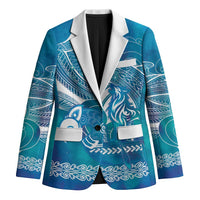 Kuri Dog Waka New Zealand Matariki Blazer Ocean Sharks Maori Tattoo
