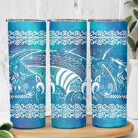 Kuri Dog Waka New Zealand Matariki Skinny Tumbler Ocean Sharks Maori Tattoo