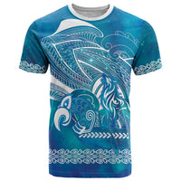 Kuri Dog Waka New Zealand Matariki T Shirt Ocean Sharks Maori Tattoo LT14 Blue - Polynesian Pride