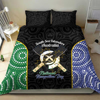 Personalised South Sea Islanders National Recognition Day Bedding Set Australia Aboriginal Vanuatu Pig Tusk