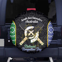 Personalised South Sea Islanders National Recognition Day Spare Tire Cover Australia Aboriginal Vanuatu Pig Tusk