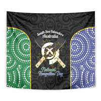 Personalised South Sea Islanders National Recognition Day Tapestry Australia Aboriginal Vanuatu Pig Tusk