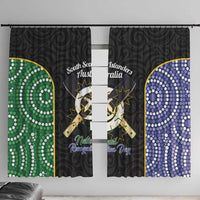 Personalised South Sea Islanders National Recognition Day Window Curtain Australia Aboriginal Vanuatu Pig Tusk