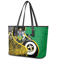Australian South Sea Islanders National Recognition Day Leather Tote Bag Solomon Islands And Vanuatu Culture