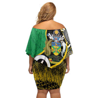 Australian South Sea Islanders National Recognition Day Off Shoulder Short Dress Solomon Islands And Vanuatu Culture