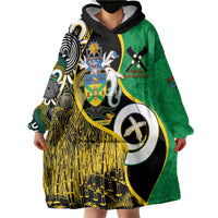 Australian South Sea Islanders National Recognition Day Wearable Blanket Hoodie Solomon Islands And Vanuatu Culture
