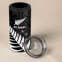 New Zealand Silver Fern Rugby 4 in 1 Can Cooler Tumbler All Black Go Champions Maori Pattern LT14