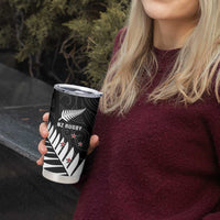 New Zealand Silver Fern Rugby Tumbler Cup All Black Go Champions Maori Pattern LT14