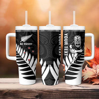 New Zealand Silver Fern Rugby Tumbler With Handle All Black Go Champions Maori Pattern LT14