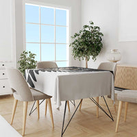 Personalised New Zealand Darts Tablecloth Silver Fern Aotearoa Maori Pattern - Polynesian Pride