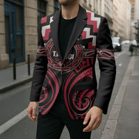 Aotearoa Ngai Te Rangi Personalised Blazer Maori Iwi Poutama Puhoro Tattoo LT14 - Polynesian Pride
