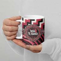 Aotearoa Ngai Te Rangi Personalised Ceramic Mug Maori Iwi Poutama Puhoro Tattoo LT14 - Polynesian Pride
