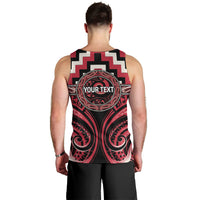Aotearoa Ngai Te Rangi Personalised Men Tank Top Maori Iwi Poutama Puhoro Tattoo LT14 - Polynesian Pride