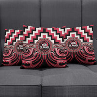 Aotearoa Ngai Te Rangi Pillow Cover Maori Iwi Poutama Puhoro Tattoo LT14 - Polynesian Pride