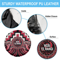 Aotearoa Ngai Te Rangi Spare Tire Cover Maori Iwi Poutama Puhoro Tattoo LT14 - Polynesian Pride