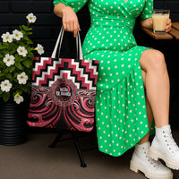 Aotearoa Ngai Te Rangi Tote Bag Maori Iwi Poutama Puhoro Tattoo LT14 - Polynesian Pride