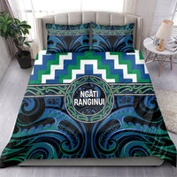 Aotearoa Ngati Ranginui Bedding Set Maori Iwi Poutama Puhoro Tattoo LT14 - Polynesian Pride