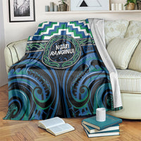 Aotearoa Ngati Ranginui Blanket Maori Iwi Poutama Puhoro Tattoo LT14 Green - Polynesian Pride
