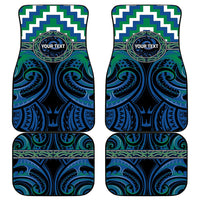 Aotearoa Ngati Ranginui Personalised Car Mats Maori Iwi Poutama Puhoro Tattoo LT14 - Polynesian Pride