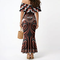 Aotearoa Tapuika Personalised Mermaid Dress Maori Iwi Poutama Puhoro Tattoo LT14 - Polynesian Pride