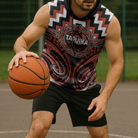Aotearoa Tapuika Personalised Sleeveless Hoodie Maori Iwi Poutama Puhoro Tattoo LT14 - Polynesian Pride