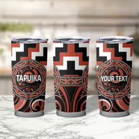 Aotearoa Tapuika Personalised Tumbler Cup Maori Iwi Poutama Puhoro Tattoo LT14 - Polynesian Pride