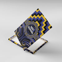 Aotearoa Ngati Raukawa Canvas Wall Art Maori Iwi Poutama Puhoro Tattoo LT14 With Frame Blue - Polynesian Pride