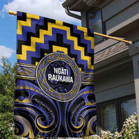 Aotearoa Ngati Raukawa Garden Flag Maori Iwi Poutama Puhoro Tattoo LT14 - Polynesian Pride