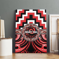 Aotearoa Ngati Toa Canvas Wall Art Maori Iwi Poutama Puhoro Tattoo LT14 - Polynesian Pride