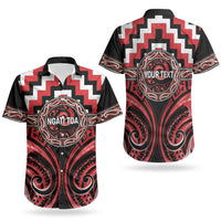 Aotearoa Ngati Toa Personalised Couples Matching Mermaid Dress and Hawaiian Shirt Maori Iwi Poutama Puhoro Tattoo LT14 - Polynesian Pride